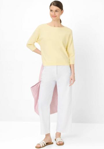 Пуловер с рукавом три четверти