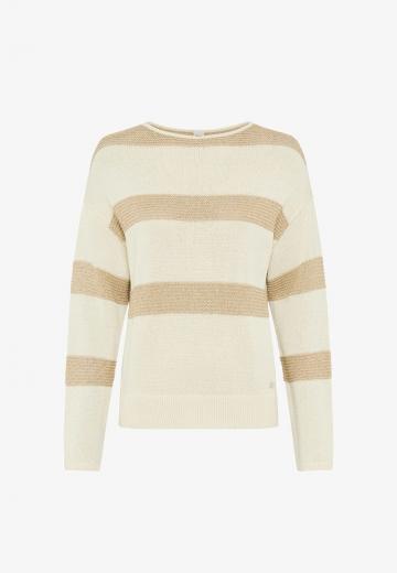 Пуловер в полоску