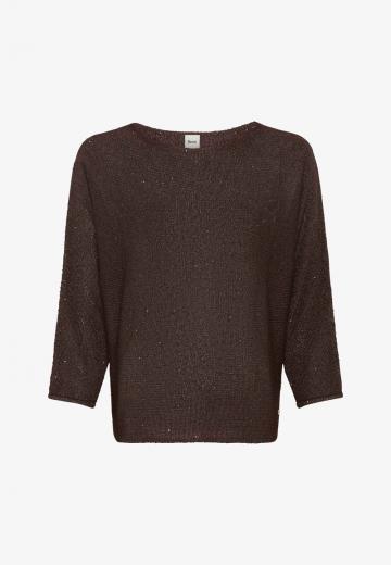 Пуловер с рукавом три четверти