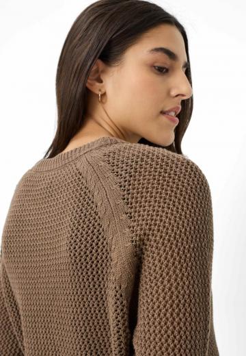 Пуловер с рукавом три четверти