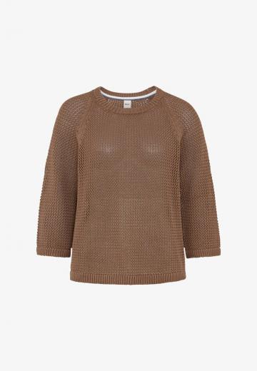 Пуловер с рукавом три четверти