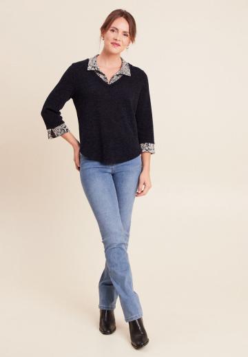 Прямые джинсы