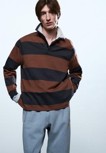 Поло с длинным рукавом