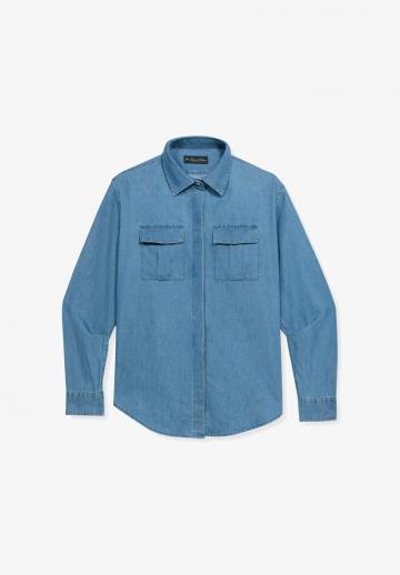 Джинсовая блузка