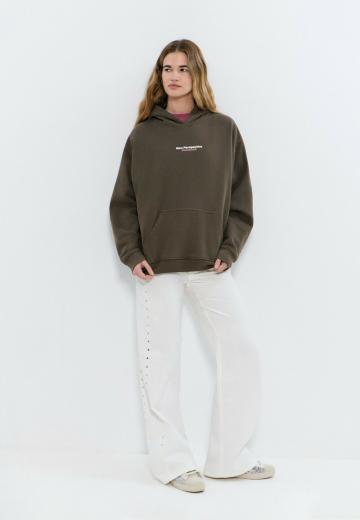 Пуловер с капюшоном