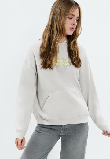 Пуловер с капюшоном