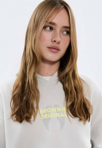 Пуловер с капюшоном