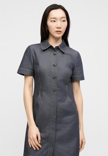 Джинсовое платье