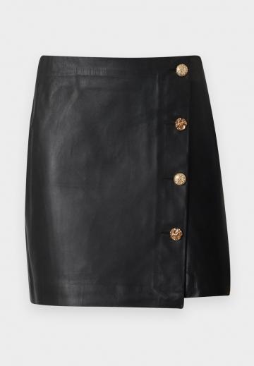 Кожаная юбка