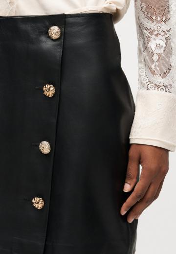 Кожаная юбка