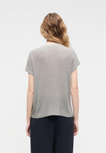 Пуловер с коротким рукавом