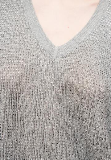 Пуловер с коротким рукавом