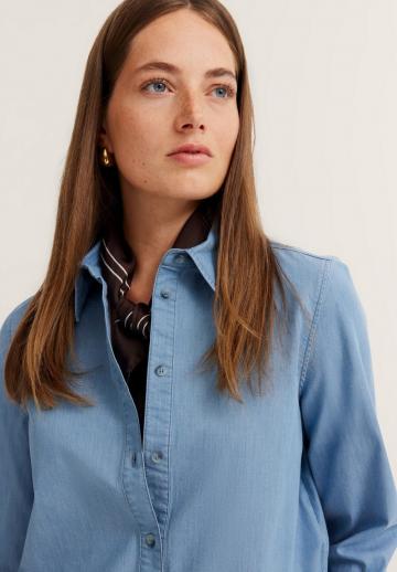 Джинсовая блузка