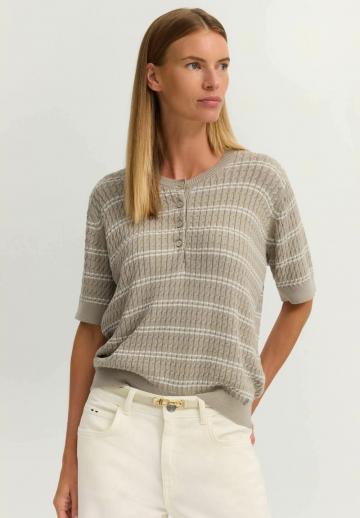 Пуловер с коротким рукавом