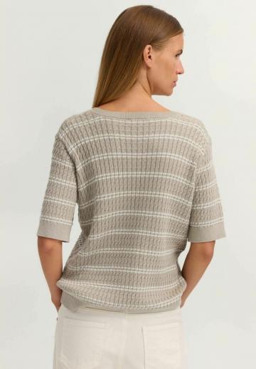 Пуловер с коротким рукавом