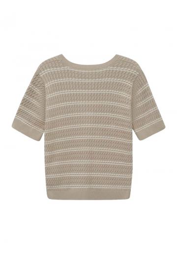 Пуловер с коротким рукавом