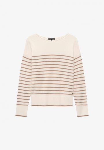 Пуловер в полоску