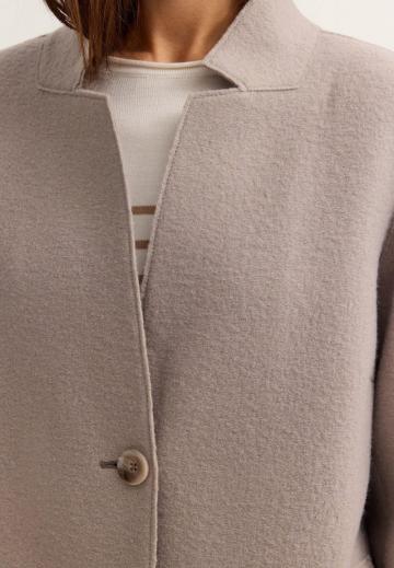 Шерстяное пальто