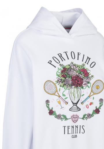 Пуловер с капюшоном