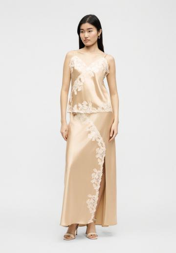 Атласная блузка