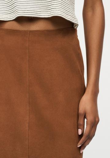 Кожаная юбка