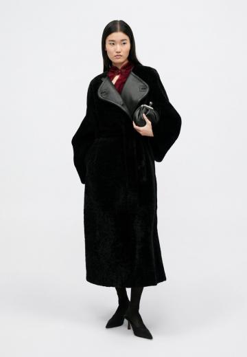 Кожаное пальто