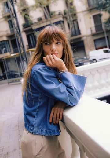 Джинсовая блузка