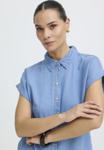 Джинсовое платье