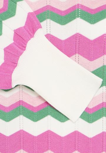 Пуловер в полоску