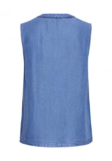 Джинсовая жилетка