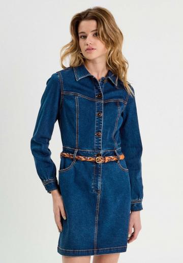 Джинсовое платье