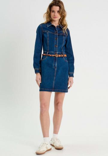 Джинсовое платье