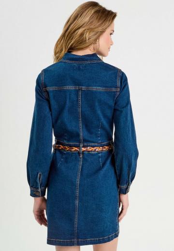 Джинсовое платье