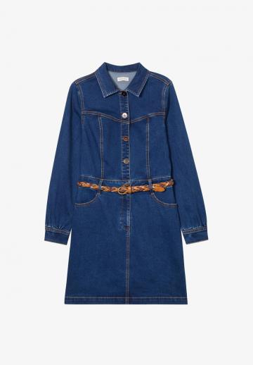 Джинсовое платье