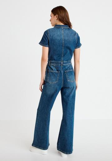 Джинсовый комбинезон