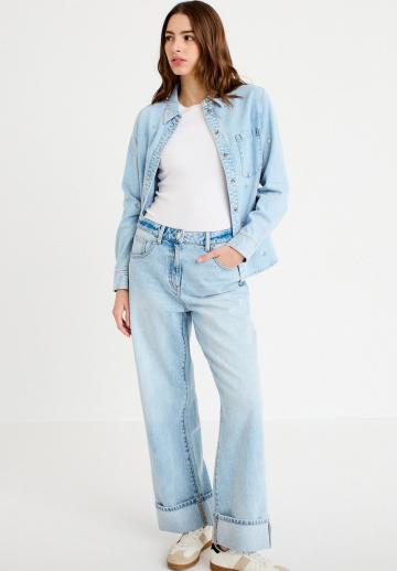 Джинсовая блузка