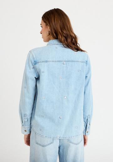 Джинсовая блузка