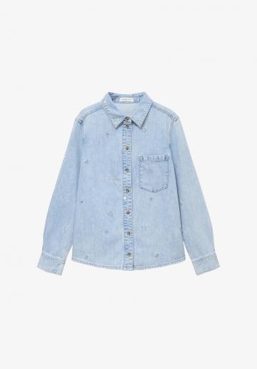 Джинсовая блузка