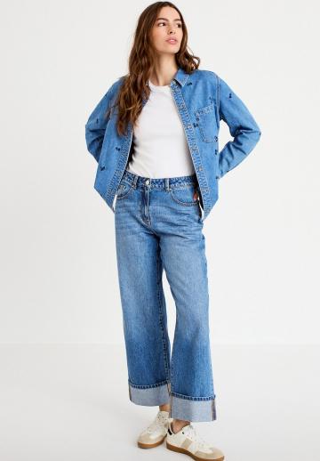 Джинсовая блузка