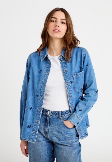 Джинсовая блузка