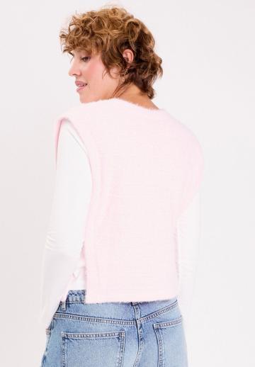 Пуловер без рукавов