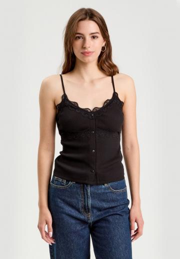 Топ на бретельках