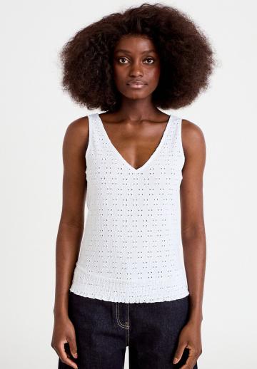 Блузка без рукавов