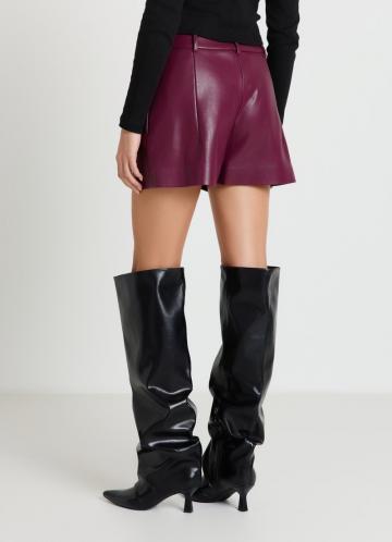 Кожаная юбка