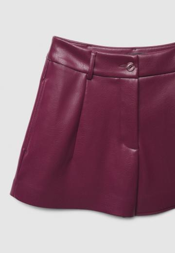 Кожаная юбка