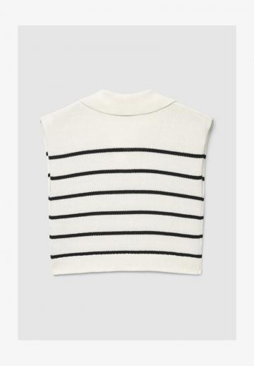 Пуловер без рукавов