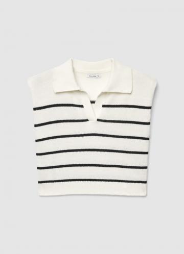 Пуловер без рукавов