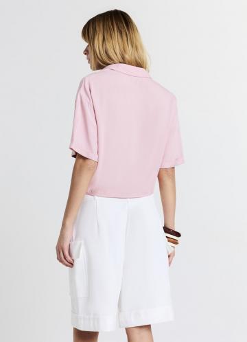 Юбка с накладными карманами