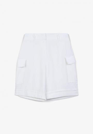 Юбка с накладными карманами