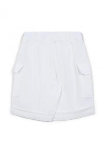 Юбка с накладными карманами